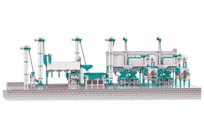 2000Kg Fully Automatic Flour Mill Plant