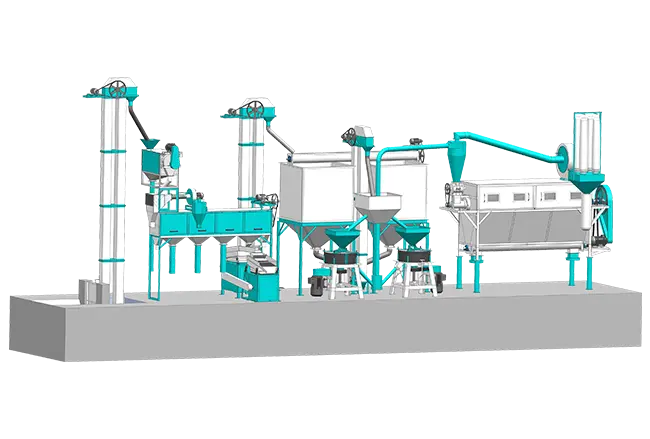 Automatic Chakki Atta Plant ( 800Kg Cleaning, 500Kg Milling and 1000Kg Atta Centrifugal)